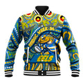 Custom Australia NAIDOC Week 2024 Baseball Jacket Parramatta Eels Mascot Keep The Fire Burning