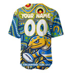 Custom Australia NAIDOC Week 2024 Baseball Jersey Parramatta Eels Mascot Keep The Fire Burning