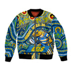 Custom Australia NAIDOC Week 2024 Bomber Jacket Parramatta Eels Mascot Keep The Fire Burning
