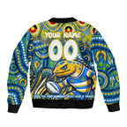 Custom Australia NAIDOC Week 2024 Bomber Jacket Parramatta Eels Mascot Keep The Fire Burning