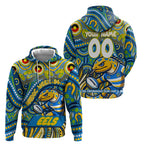 Custom Australia NAIDOC Week 2024 Hoodie Parramatta Eels Mascot Keep The Fire Burning