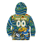Custom Australia NAIDOC Week 2024 Kid Hoodie Parramatta Eels Mascot Keep The Fire Burning