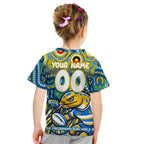 Custom Australia NAIDOC Week 2024 Kid T Shirt Parramatta Eels Mascot Keep The Fire Burning