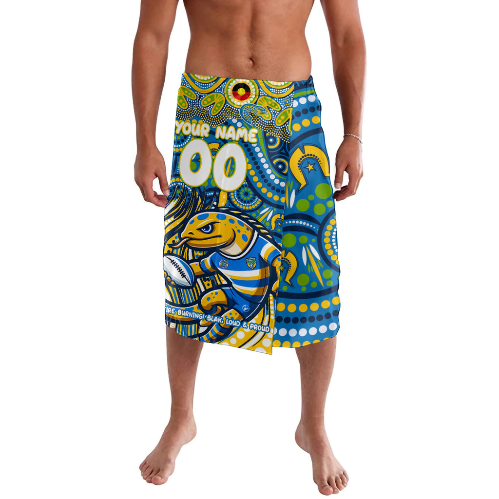 Custom Australia NAIDOC Week 2024 Lavalava Parramatta Eels Mascot Keep The Fire Burning