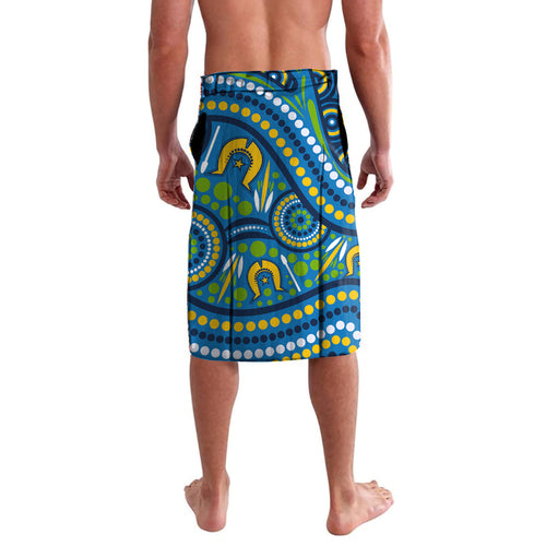 Custom Australia NAIDOC Week 2024 Lavalava Parramatta Eels Mascot Keep The Fire Burning