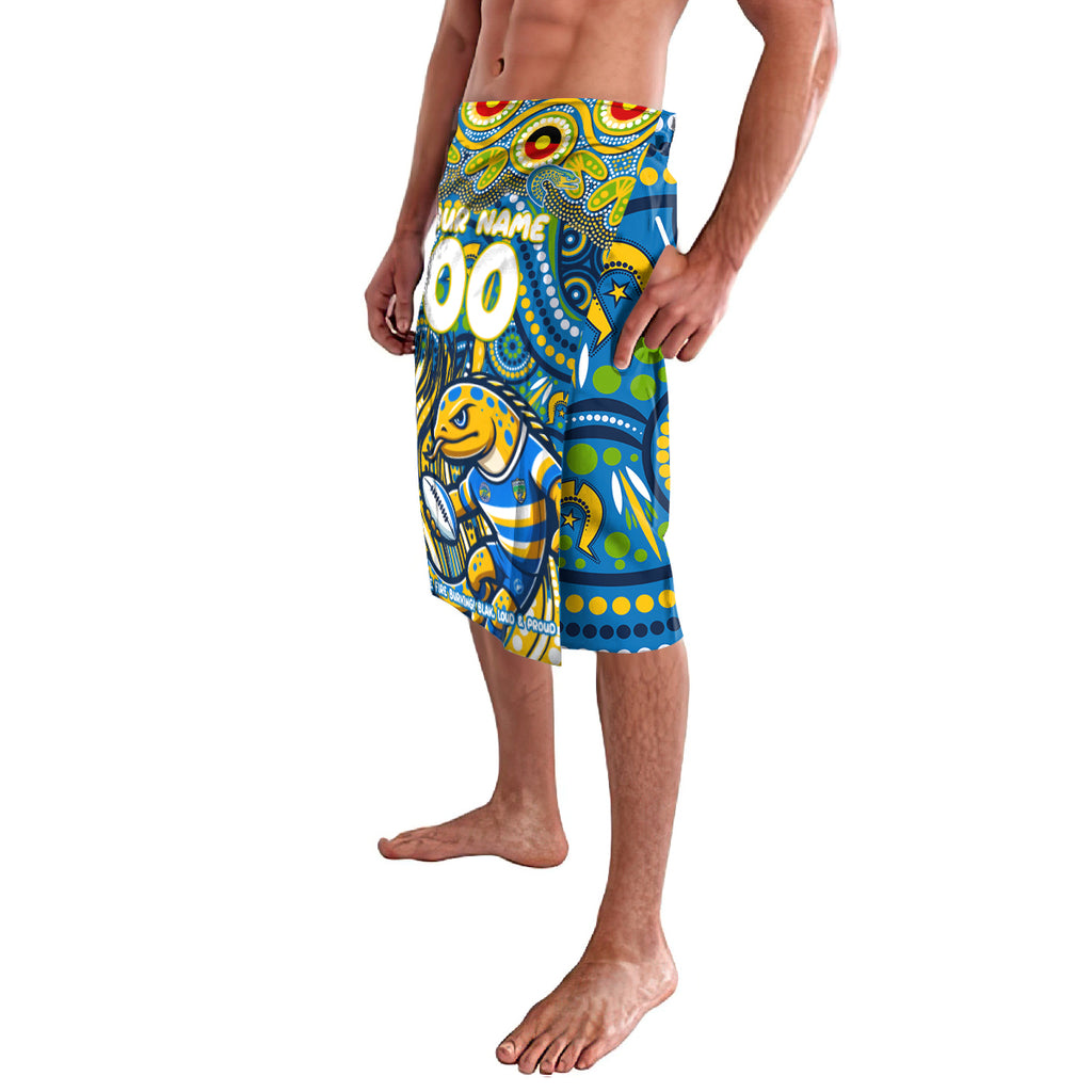 Custom Australia NAIDOC Week 2024 Lavalava Parramatta Eels Mascot Keep The Fire Burning
