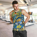 Custom Australia NAIDOC Week 2024 Men Tank Top Parramatta Eels Mascot Keep The Fire Burning