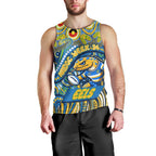 Custom Australia NAIDOC Week 2024 Men Tank Top Parramatta Eels Mascot Keep The Fire Burning