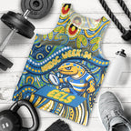 Custom Australia NAIDOC Week 2024 Men Tank Top Parramatta Eels Mascot Keep The Fire Burning