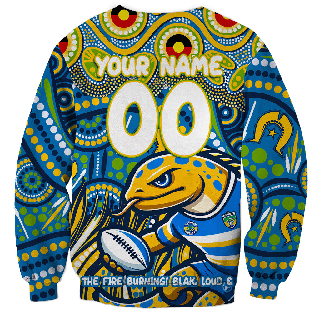 Custom Australia NAIDOC Week 2024 Sweatshirt Parramatta Eels Mascot Keep The Fire Burning