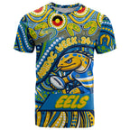 Custom Australia NAIDOC Week 2024 T Shirt Parramatta Eels Mascot Keep The Fire Burning