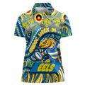 Custom Australia NAIDOC Week 2024 Women Polo Shirt Parramatta Eels Mascot Keep The Fire Burning