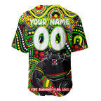 Custom Australia NAIDOC Week 2024 Baseball Jersey Penrith Panthers Mascot Keep The Fire Burning