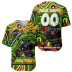 Custom Australia NAIDOC Week 2024 Baseball Jersey Penrith Panthers Mascot Keep The Fire Burning