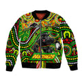 Custom Australia NAIDOC Week 2024 Bomber Jacket Penrith Panthers Mascot Keep The Fire Burning