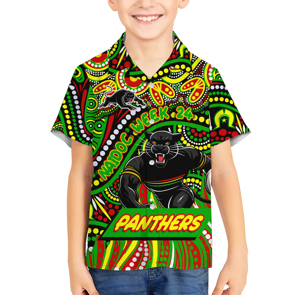 Custom Australia NAIDOC Week 2024 Hawaiian Shirt Penrith Panthers Mascot Keep The Fire Burning