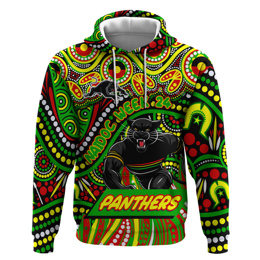 Custom Australia NAIDOC Week 2024 Hoodie Penrith Panthers Mascot Keep The Fire Burning