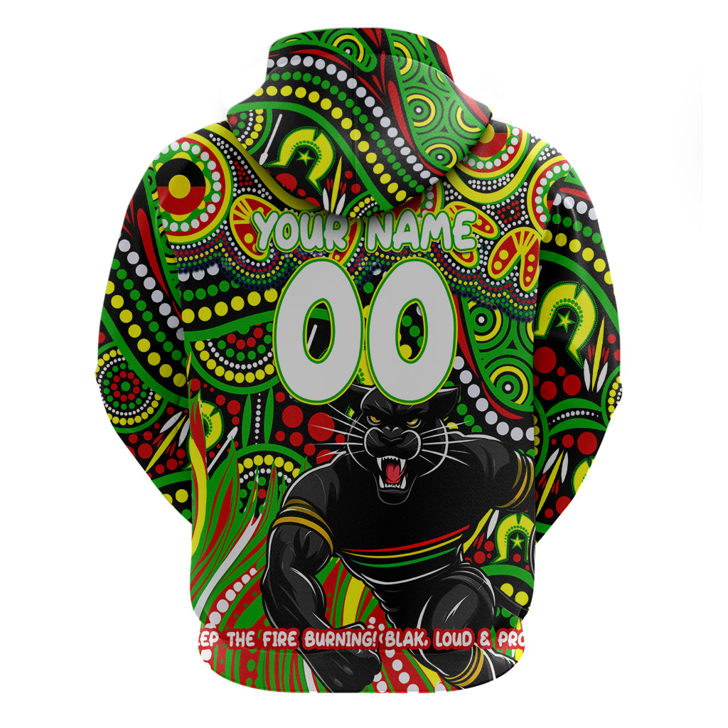 Custom Australia NAIDOC Week 2024 Hoodie Penrith Panthers Mascot Keep The Fire Burning