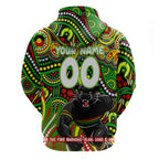 Custom Australia NAIDOC Week 2024 Hoodie Penrith Panthers Mascot Keep The Fire Burning
