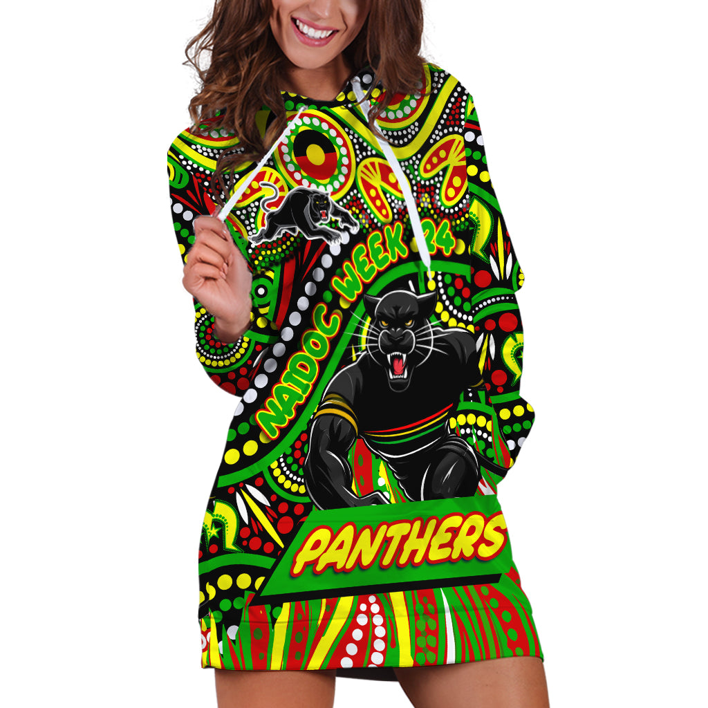 Custom Australia NAIDOC Week 2024 Hoodie Dress Penrith Panthers Mascot Keep The Fire Burning