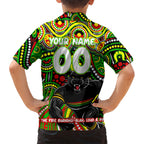 Custom Australia NAIDOC Week 2024 Kid Hawaiian Shirt Penrith Panthers Mascot Keep The Fire Burning