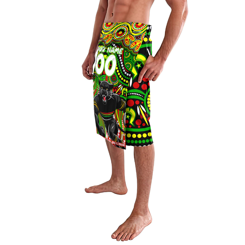 Custom Australia NAIDOC Week 2024 Lavalava Penrith Panthers Mascot Keep The Fire Burning