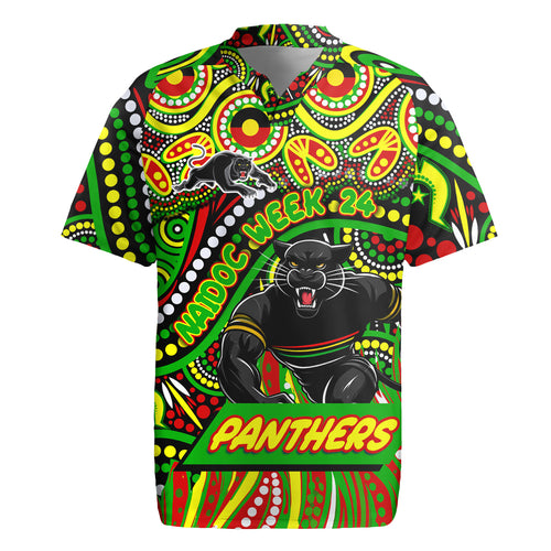 Custom Australia NAIDOC Week 2024 Rugby Jersey Penrith Panthers Mascot Keep The Fire Burning