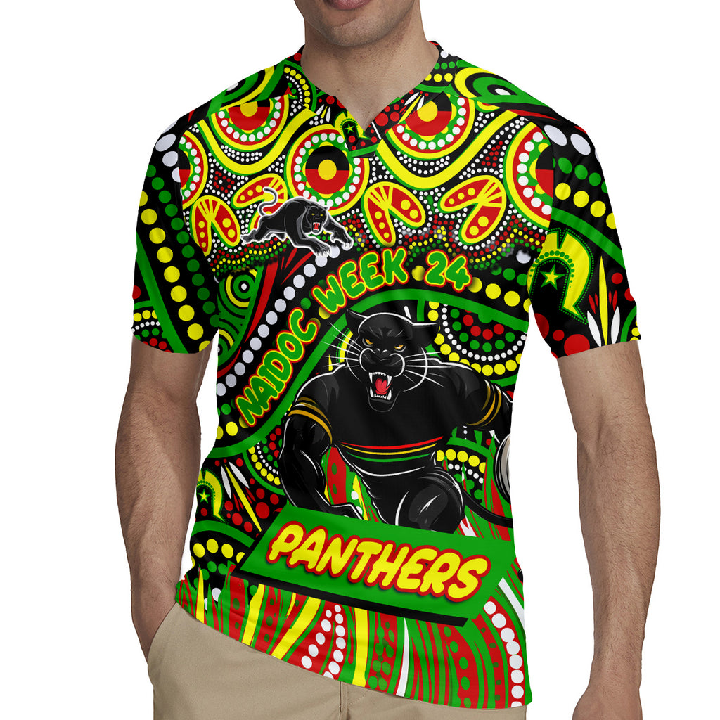 Custom Australia NAIDOC Week 2024 Rugby Jersey Penrith Panthers Mascot Keep The Fire Burning