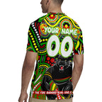 Custom Australia NAIDOC Week 2024 Rugby Jersey Penrith Panthers Mascot Keep The Fire Burning