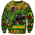 Custom Australia NAIDOC Week 2024 Sweatshirt Penrith Panthers Mascot Keep The Fire Burning