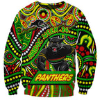 Custom Australia NAIDOC Week 2024 Sweatshirt Penrith Panthers Mascot Keep The Fire Burning