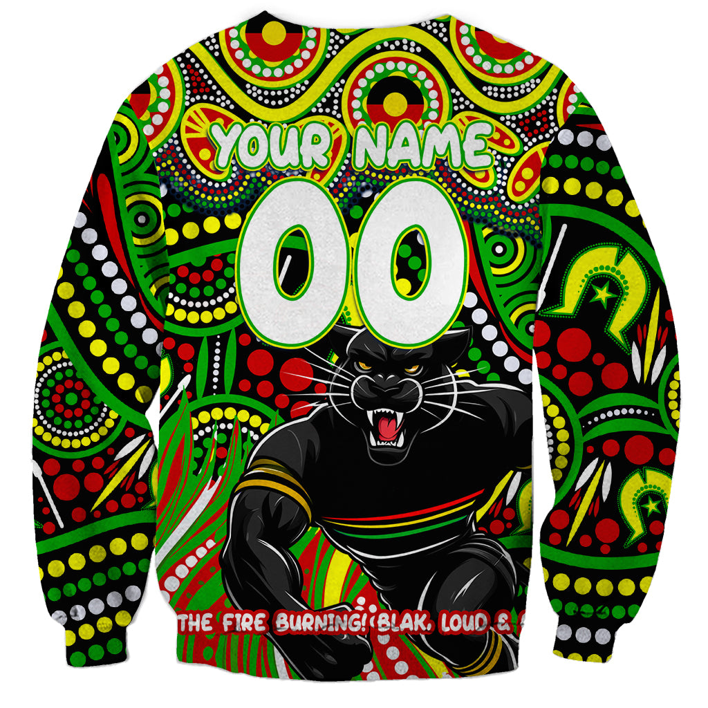Custom Australia NAIDOC Week 2024 Sweatshirt Penrith Panthers Mascot Keep The Fire Burning
