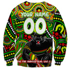 Custom Australia NAIDOC Week 2024 Sweatshirt Penrith Panthers Mascot Keep The Fire Burning