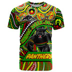 Custom Australia NAIDOC Week 2024 T Shirt Penrith Panthers Mascot Keep The Fire Burning