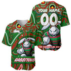 Custom Australia NAIDOC Week 2024 Baseball Jersey Rabbitohs Mascot Keep The Fire Burning