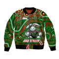 Custom Australia NAIDOC Week 2024 Bomber Jacket Rabbitohs Mascot Keep The Fire Burning