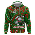 Custom Australia NAIDOC Week 2024 Hoodie Rabbitohs Mascot Keep The Fire Burning