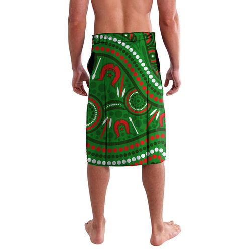 Custom Australia NAIDOC Week 2024 Lavalava Rabbitohs Mascot Keep The Fire Burning