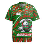 Custom Australia NAIDOC Week 2024 Rugby Jersey Rabbitohs Mascot Keep The Fire Burning
