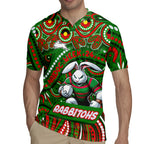 Custom Australia NAIDOC Week 2024 Rugby Jersey Rabbitohs Mascot Keep The Fire Burning