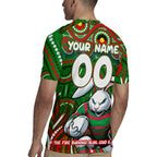 Custom Australia NAIDOC Week 2024 Rugby Jersey Rabbitohs Mascot Keep The Fire Burning