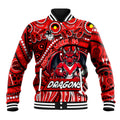 Custom Australia NAIDOC Week 2024 Baseball Jacket Dragons Mascot Keep The Fire Burning