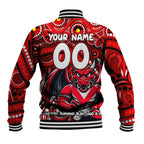 Custom Australia NAIDOC Week 2024 Baseball Jacket Dragons Mascot Keep The Fire Burning