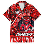 Custom Australia NAIDOC Week 2024 Hawaiian Shirt Dragons Mascot Keep The Fire Burning