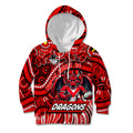 Custom Australia NAIDOC Week 2024 Kid Hoodie Dragons Mascot Keep The Fire Burning