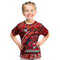 Custom Australia NAIDOC Week 2024 Kid T Shirt Dragons Mascot Keep The Fire Burning