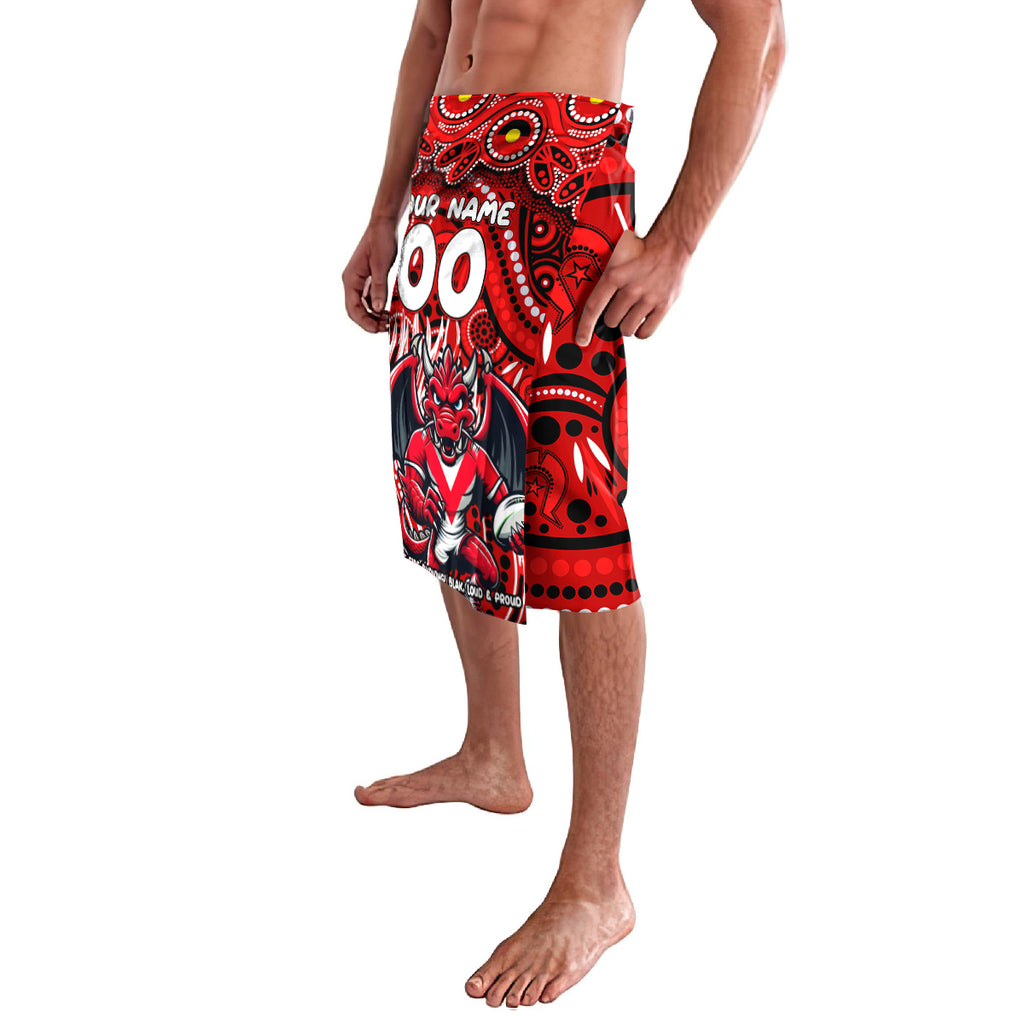 Custom Australia NAIDOC Week 2024 Lavalava Dragons Mascot Keep The Fire Burning