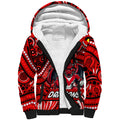Custom Australia NAIDOC Week 2024 Sherpa Hoodie Dragons Mascot Keep The Fire Burning