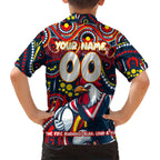 Custom Australia NAIDOC Week 2024 Hawaiian Shirt Sydney Roosters Mascot Keep The Fire Burning