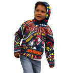Custom Australia NAIDOC Week 2024 Kid Hoodie Sydney Roosters Mascot Keep The Fire Burning
